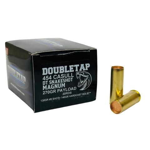 Double Tap DT SnakeShot Handgun Ammunition 454 Casull 270gr Snake Shot 1300 fps 20/ct - Double Tap Ammunition