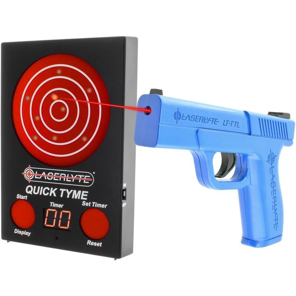 LaserLyte Quick Tyme Laser Trainer Target with Point of Impact Display and-img-1