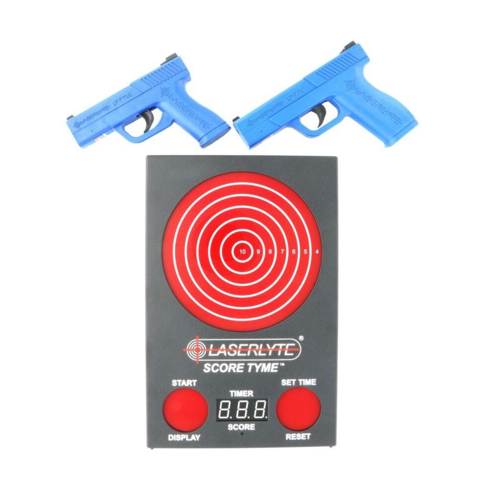 LaserLyte Score Tyme Trainer Target Versus Kit with 2 Pistols and Point of-img-0