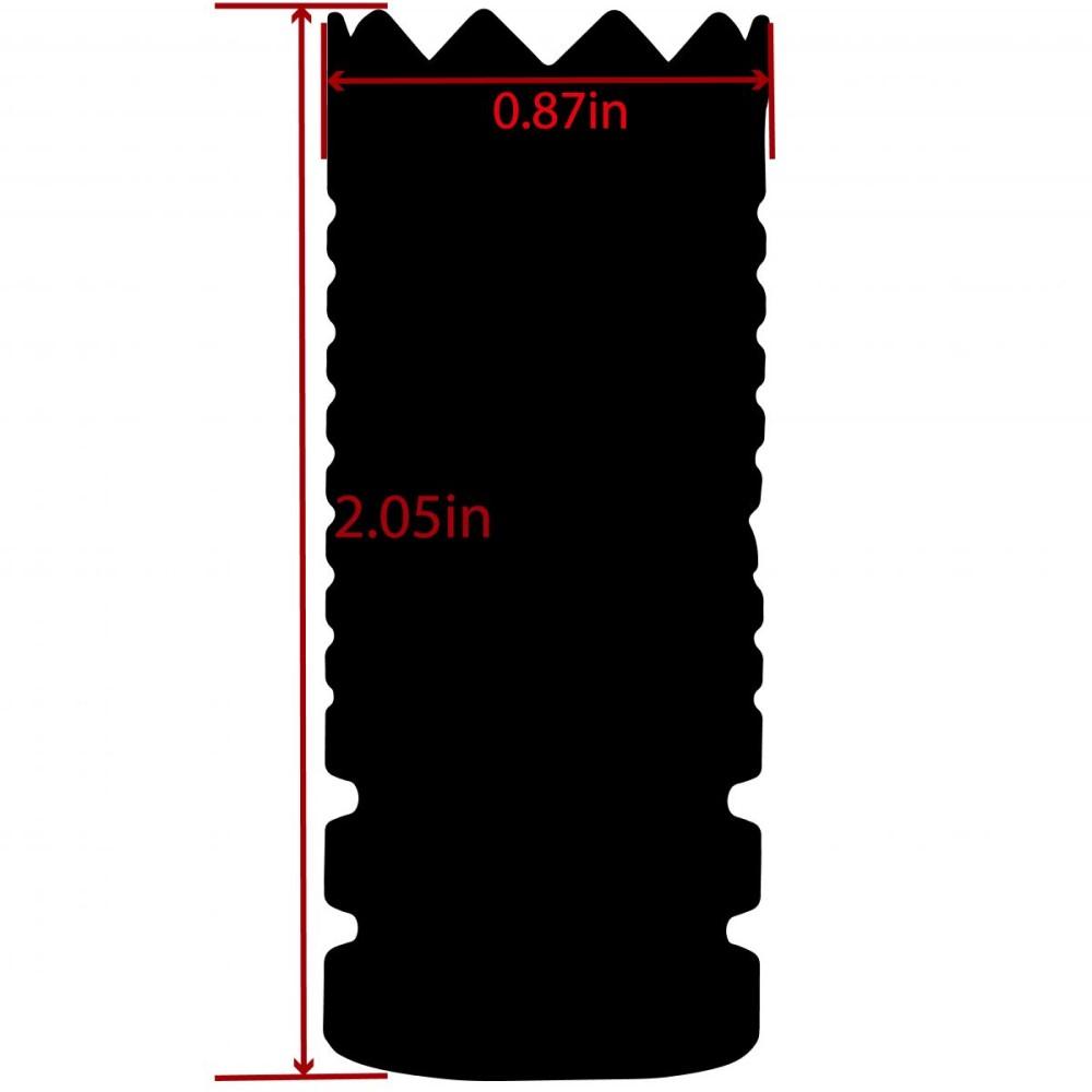 TacFire Crown Style Muzzle Brake .223/5.56 1/2x28 Black