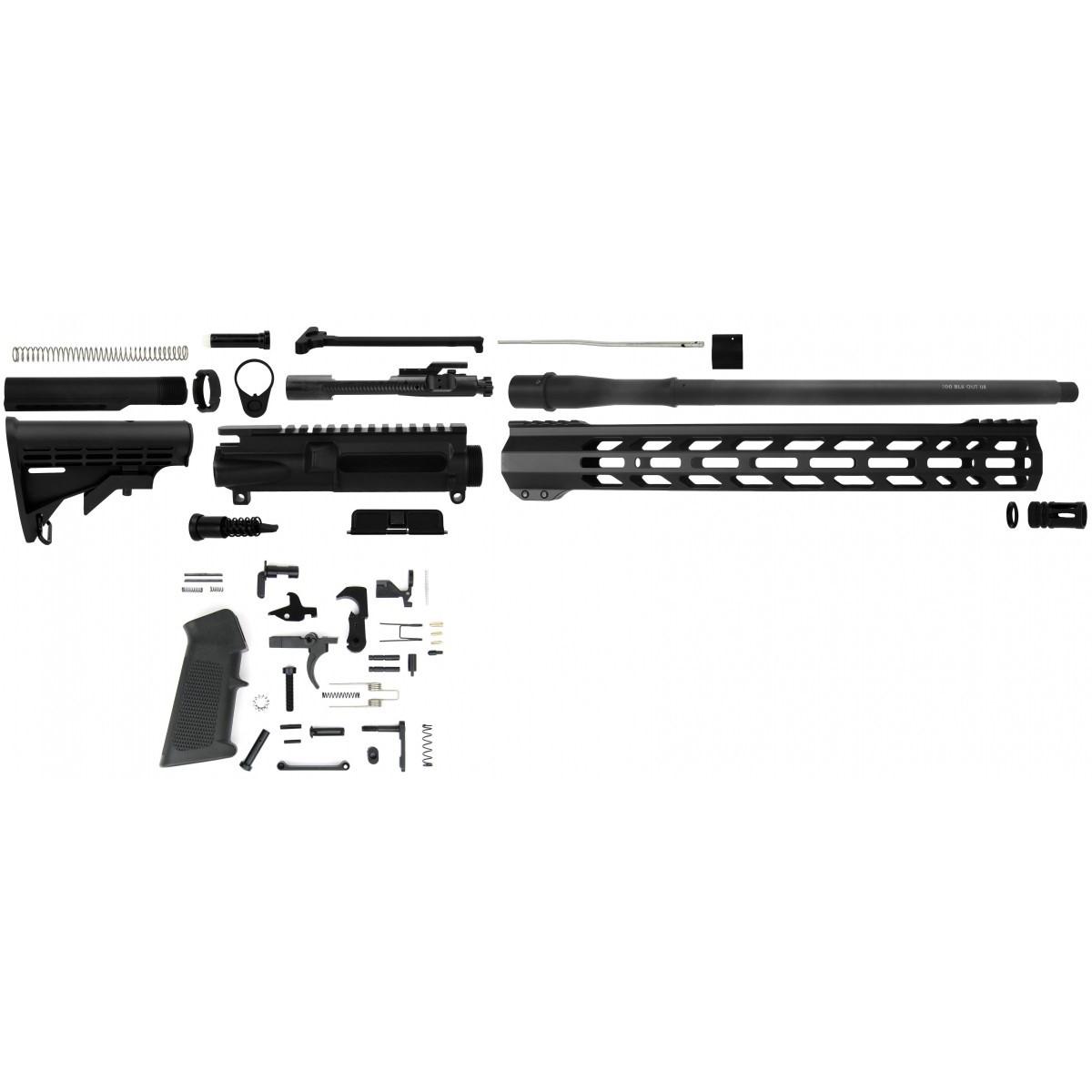 TacFire 16 Unassembled .300 Blackout Rifle Build Kit with Lower Parts-img-0