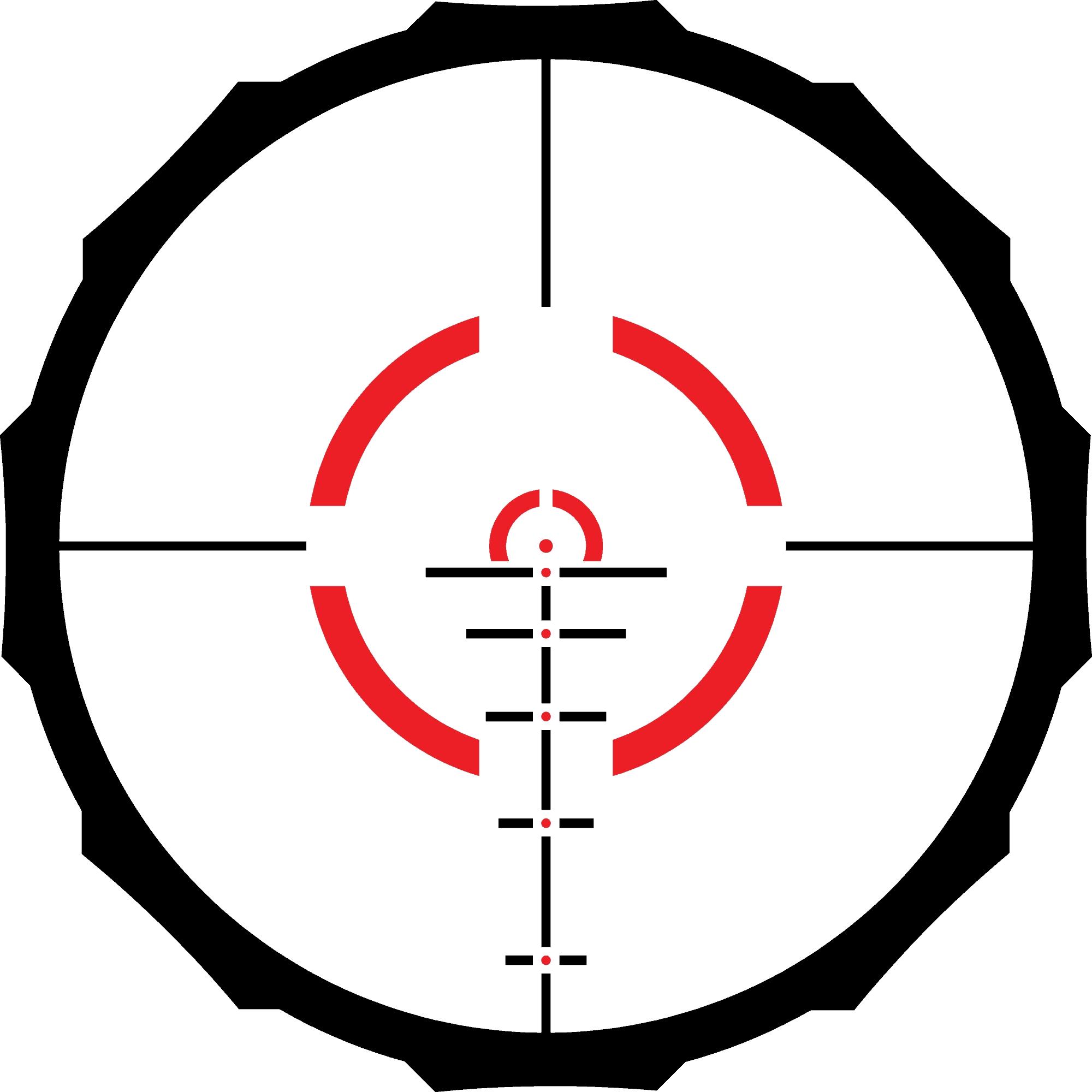 Crimson Trace Hardline Pro Rifle Scope - 1-6x24mm 30mm SFP Competition Etched Illum