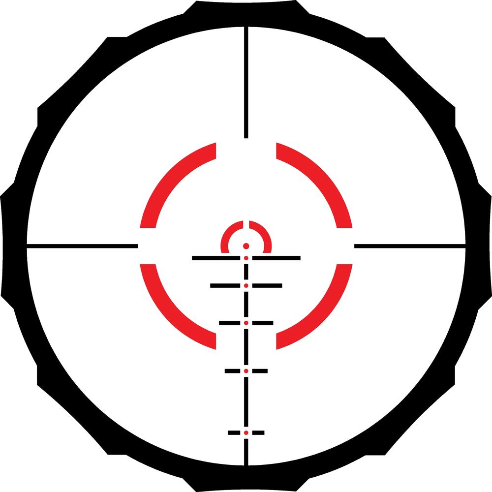 Crimson Trace Hardline Pro Rifle Scope - 1-6x24mm 30mm SFP Competition Etched Illum