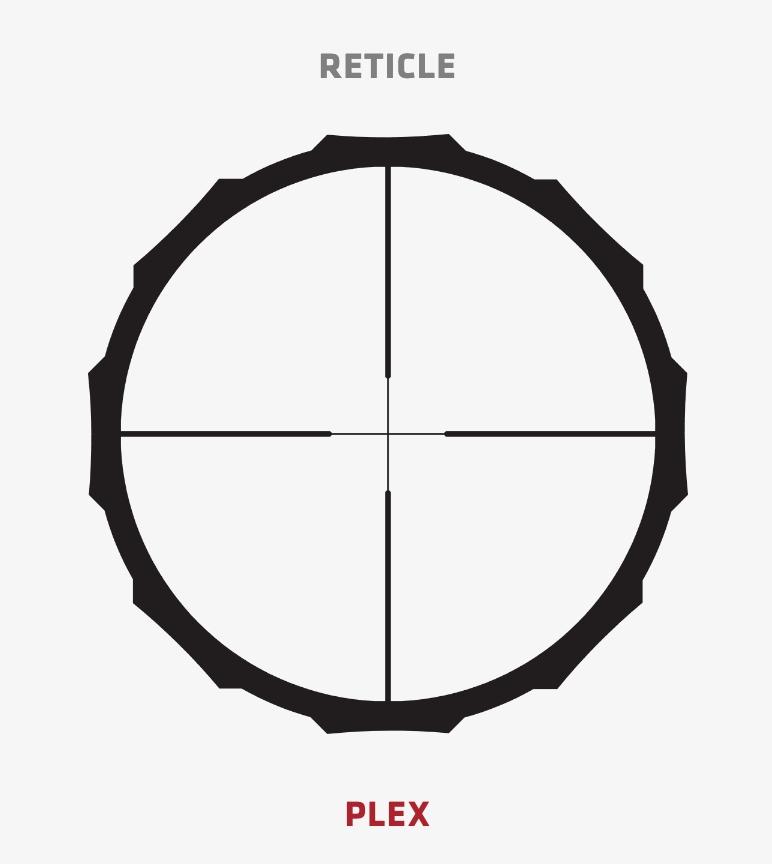 Crimson Trace Brushline Pro Rifle Scope - 3-12x42mm 30mm Plex