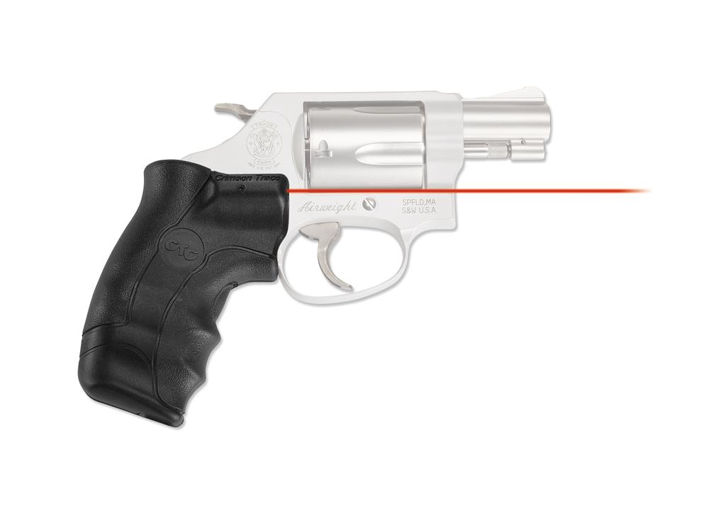 Crimson Trace Corporation Lasergrips Laser Sight with Red Laser for S&W J-Frame Round Butt Revolvers