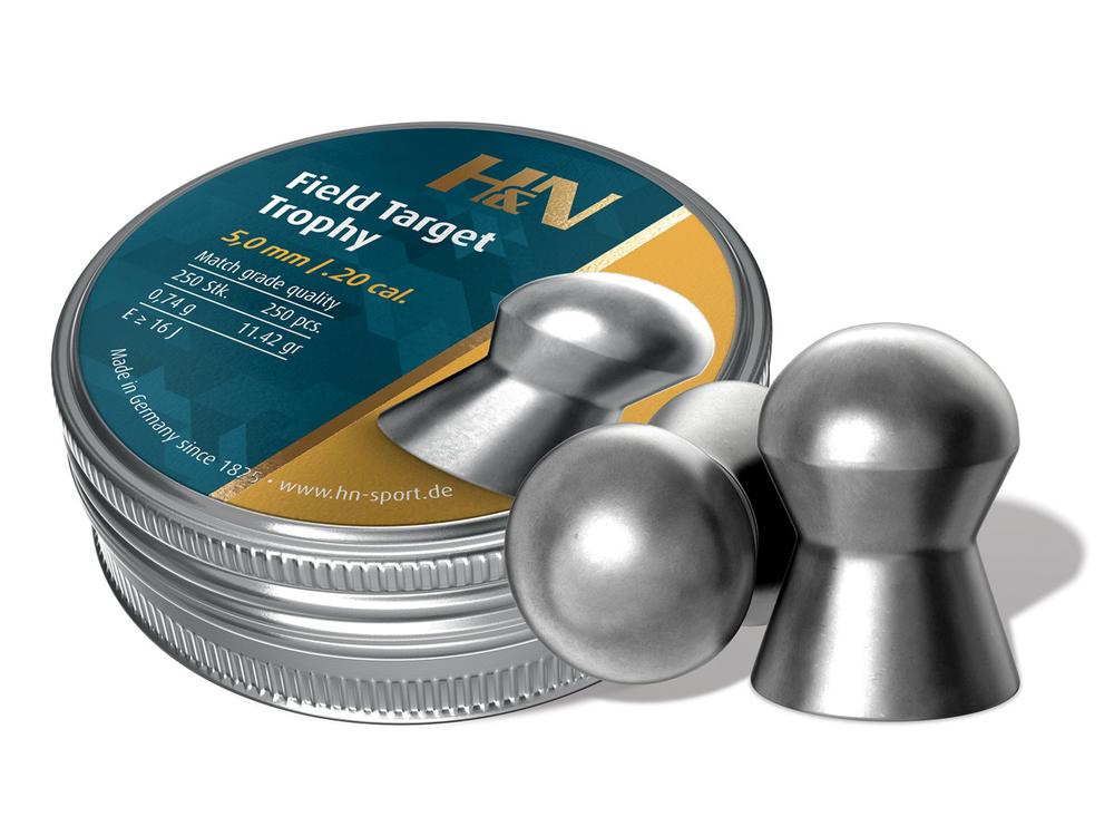 Hatsan USA / Escort Shotguns H&N Field Target Trophy Pellets .20 cal. 250/ct Round Tin