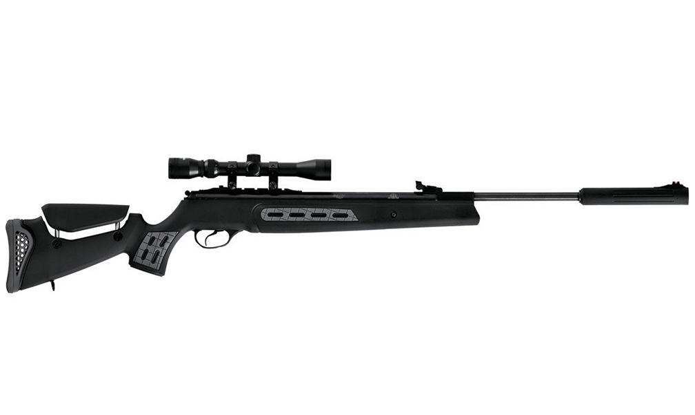 Hatsan Mod 125 Spring Sniper Combo Air Rifle 22 Cal 1200 FPS Black-img-0