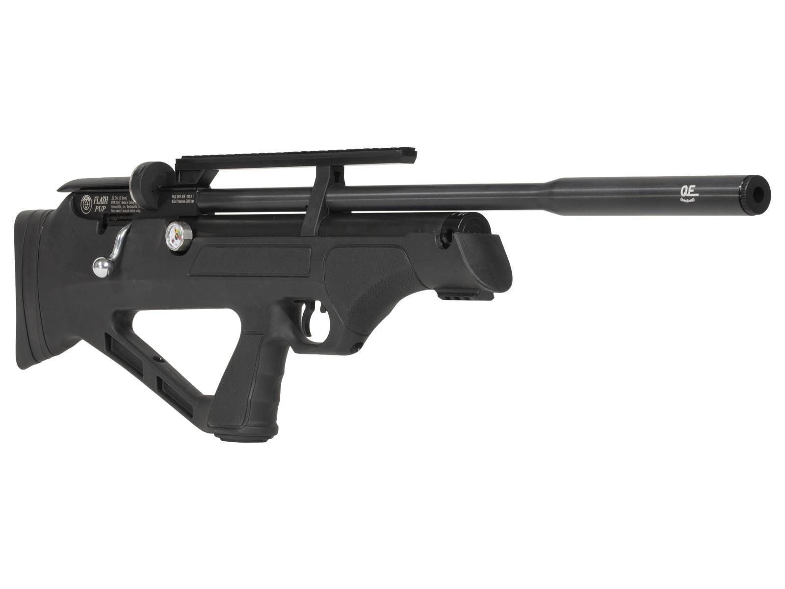 Hatsan FlashPup Syn .22 Cal QE Adv Poly Bullpup Air Rifle - 2 mags/Single--img-1