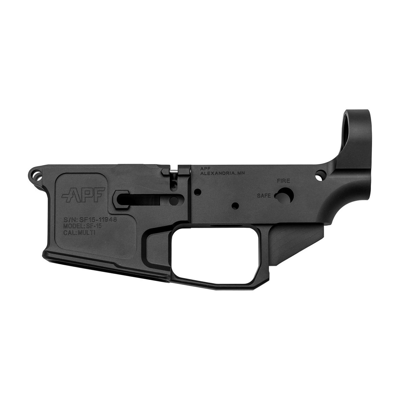 APF Armory AR15 Billet Lower Mil Spec Superior Anodized - Black-img-0