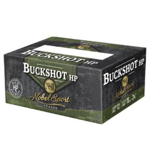Noble Sport Plumbum Buckshot Shotshells 12 ga 2-3/4" 12 pellet 1290 fps #00 250/ct Case (25-10/ct Boxes)