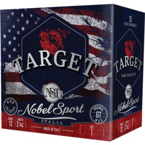 Nobel NSI Target Nobel Speed Shotshell 12ga 2-3/4" 1oz 1300 fps #8 250/ct Case (10-25/ct Boxes)