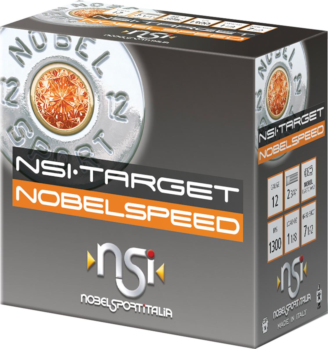 Noble NSI Target Nobel Speed Shotshell 12 ga 2 3/4" 1-1/8 oz 1300 fps #7-img-1