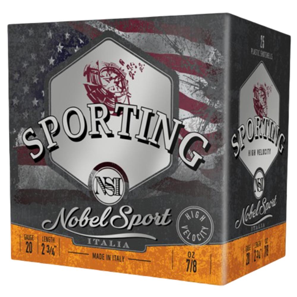 Eurosports Noble Sport Target Sporting Clays Shotshells 20 ga 2-3/4" 7/8 oz 1275 fps #8 25/ct