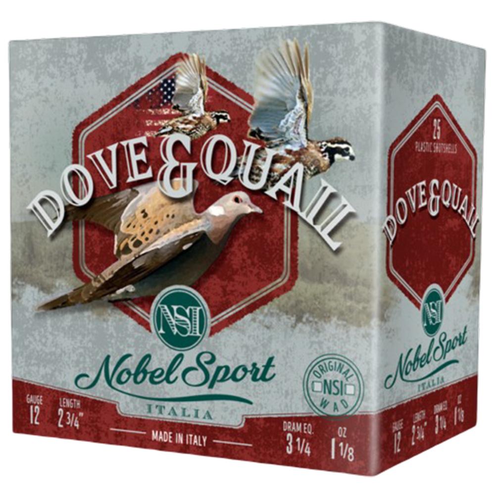 Nobel Sport Dove & Quail Shotshells 12 ga 2-3/4 1-1/8 oz 1255 fps #6 25/ct