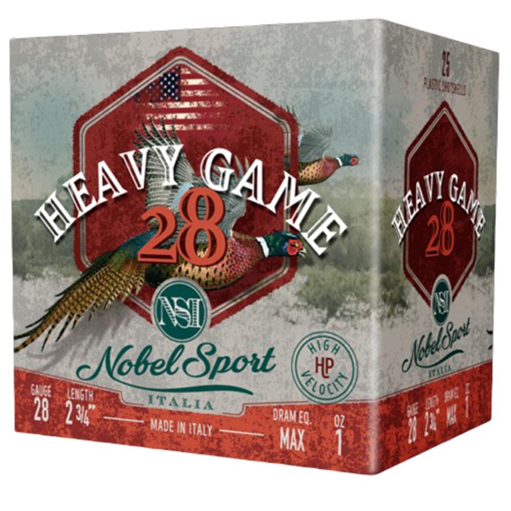 Nobel Sport Heavy Game 28 Shotshells 28 ga 2-3/4 1 oz 1205 fps #7.5 25/ct