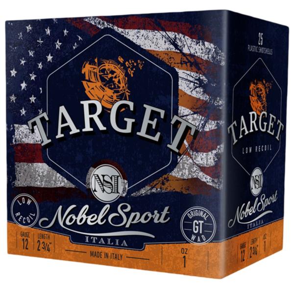 Noble Sport Target Low Recoil Shotshells 12 ga 2-3/4" 1 oz 1200 fps #7.5 25/ct