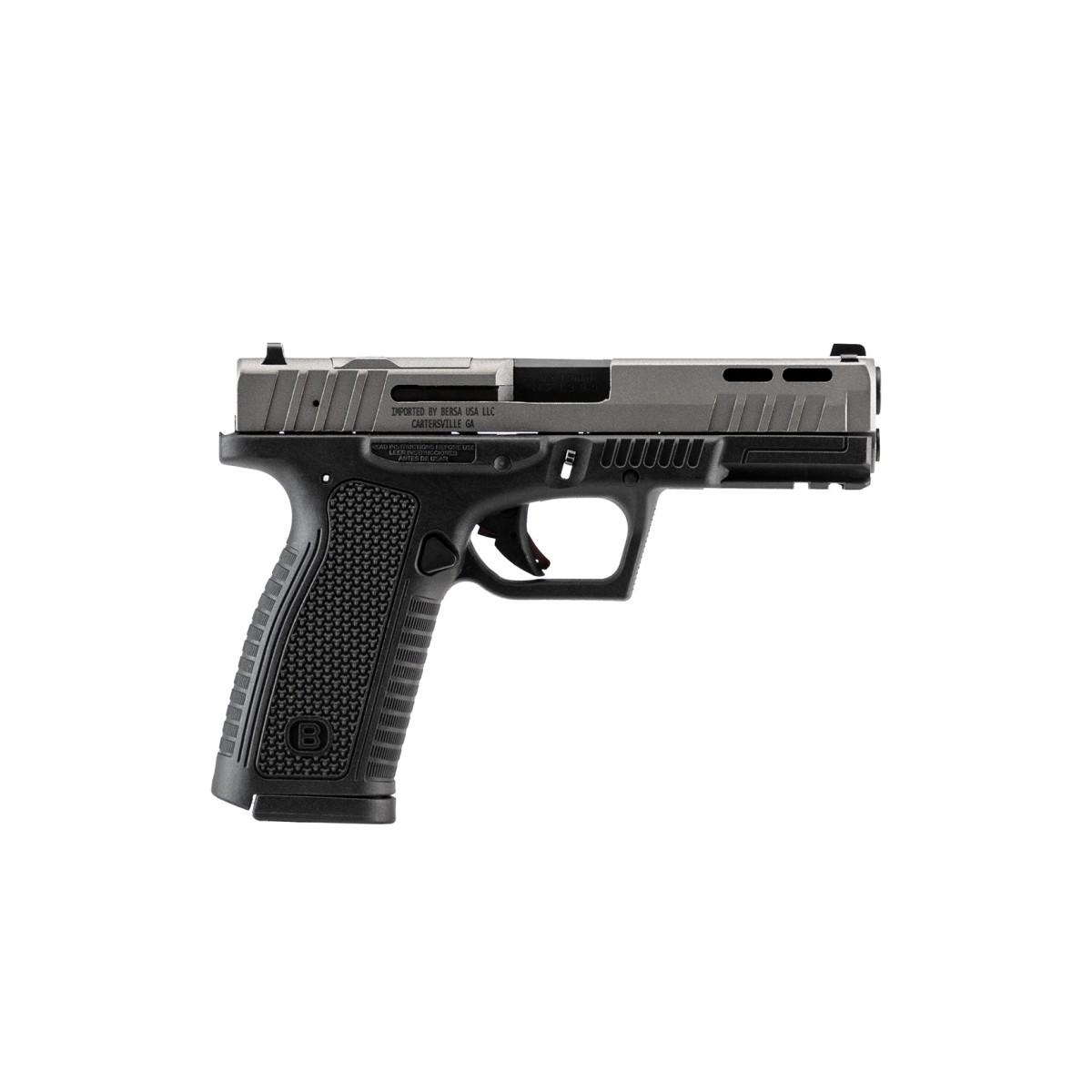 Bersa BP9FS Handgun 9MM Luger 17RD Magazine(2) 4.25" Barrel Duotone Optics Ready