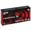 FEDERAL 40 S&W 165GR FULL METAL JACKET AMMO 1000RD