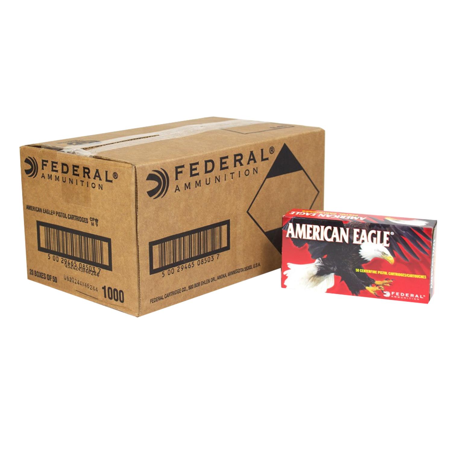 Federal 40 SW 165gr FMJ – Reliable .40 S&W Bulk Range Ammo, 1130 fps, 1000 Rounds