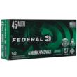 FEDERAL 45 AUTO 140GR LEAD FREE BALL AMMO 50RD