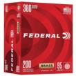 FEDERAL Champion Training 380 AUTO 95GR FMJ 200 ROUNDS