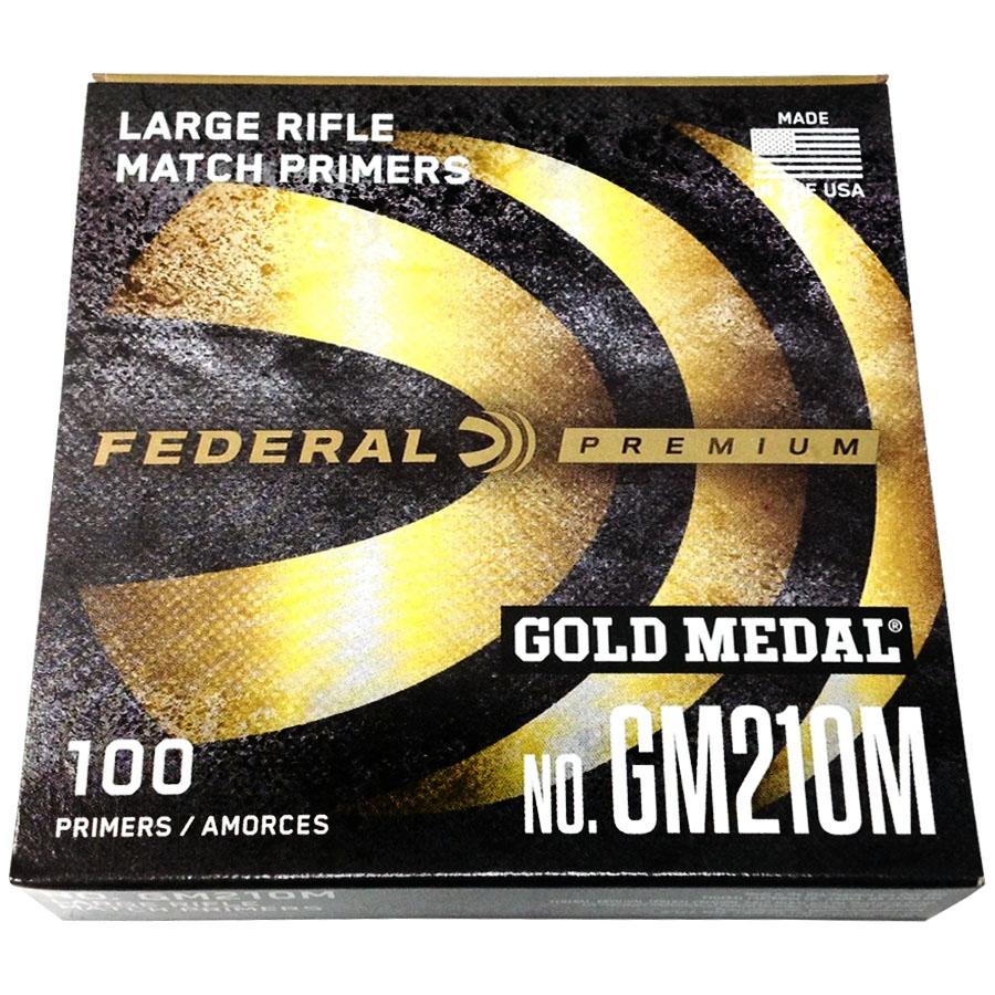Federal Premium Gold Medal Centerfire Primers-Large Rifle Match