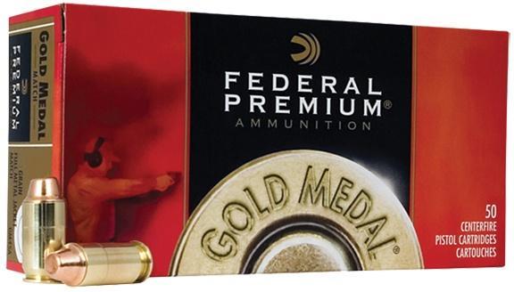 Federal 45 ACP 230gr FMJ Match – Proven .45 ACP Match Ammo, 860 fps, 50 Rounds