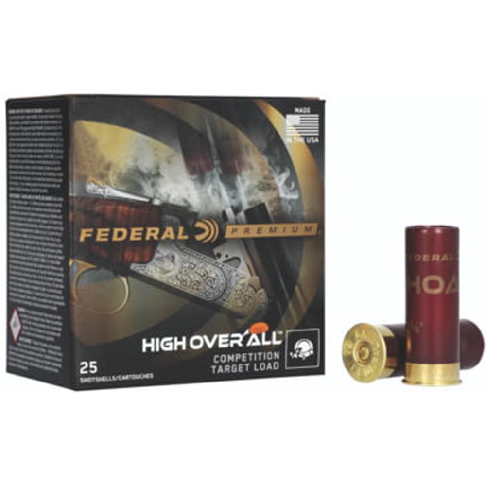 Federal 28 ga 3/4oz #8 High Over All – Proven 28 Gauge Target Loads, 1250 fps, 25 Rounds