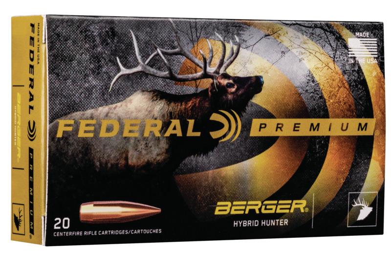 Federal 270 WSM 140gr Berger Hybrid – Powerful .270 WSM Hunting Ammo, 3200 fps, 20 Rounds