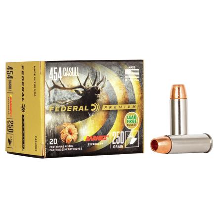 Federal Premium Vital-Shok Handgun Ammunition .454 Casull 250 gr BXP 1530 -img-0