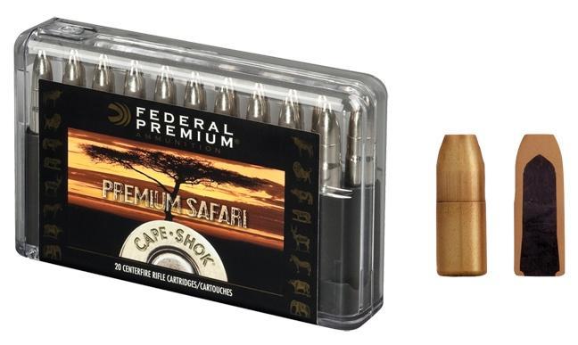 Federal 458 Lott 500gr TBSS – Powerful .458 Lott Dangerous Game Ammo, 2300 fps, 20 Rounds