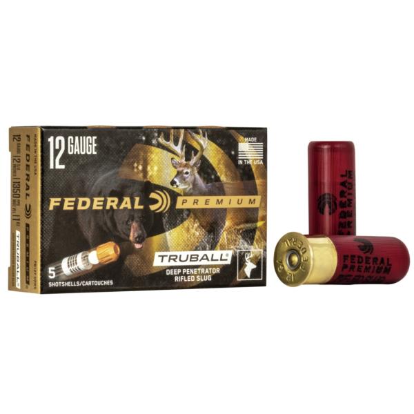 Federal Premium Vital-Shok TruBall Deep Penetrator HP Rifled Slug 12 ga 2 3/4" 1 oz 5/ct