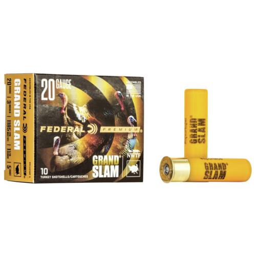 Federal Cartridge PFCX258F5 Premium Grand Slam 20 Gauge 3in 1 5/16oz 5 Shot