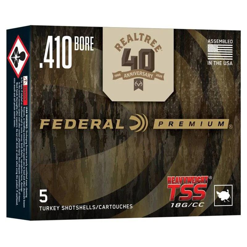 Federal Heavyweight TSS Realtree 40th Anniversary Special Edition Shotshell 410 ga 3 13/16oz 1100 fps #9 5/ct
