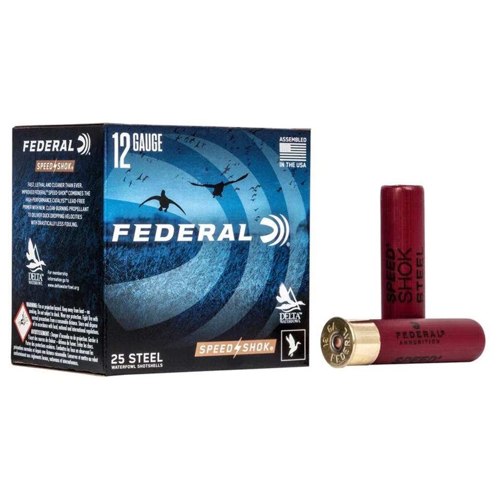 Federal WF1333 Speed-Shok 12 Gauge 3.5 in 1 3/8 oz #3 Shot 25 Rounds