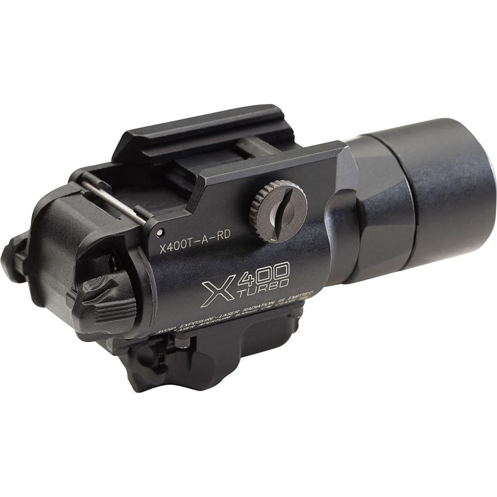 Surefire X400T-A Weapon Light With Red Laser 650 Lumens Black