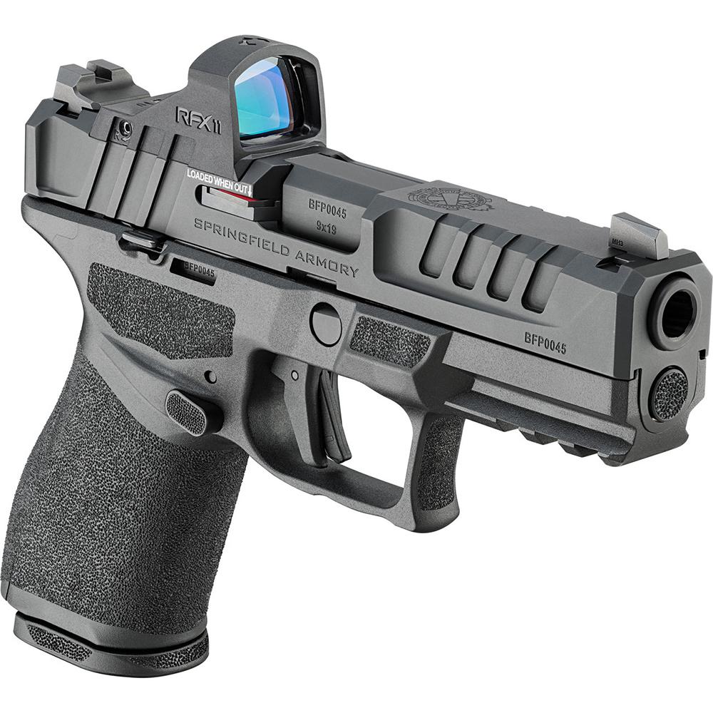 Springfield Armory Gear Pac Echelon 4.0C Handgun 9mm Luger 10rd(4) Magazines 4" Barrel Night Sights Green Dot &…