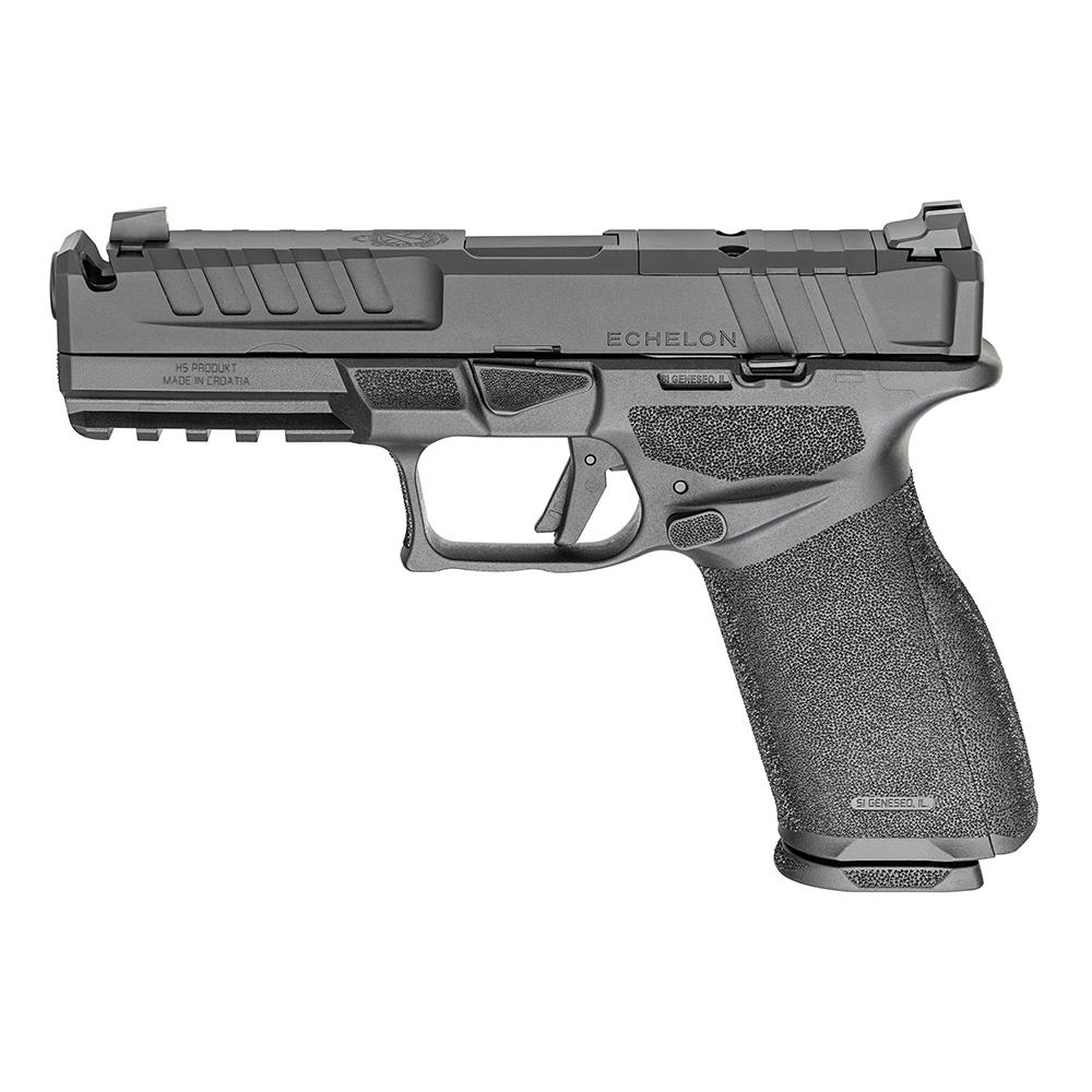 Springfield Echelon 4.5F Comp Handgun 9mm Luger 15rd(2) Magazines 4.5" Barrel U-Notch Sights Black
