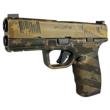 Hellcat Pro 9mm 2 15-rd mags-Distressed Flag Burnt Bronze