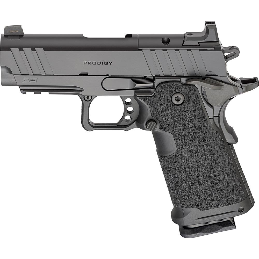 Springfield 1911 DS Prodigy AOS Handgun 9mm Luger 18rd Magazines(2) 3.5" Barrel U-Notch w/Night Sight Optic Ready