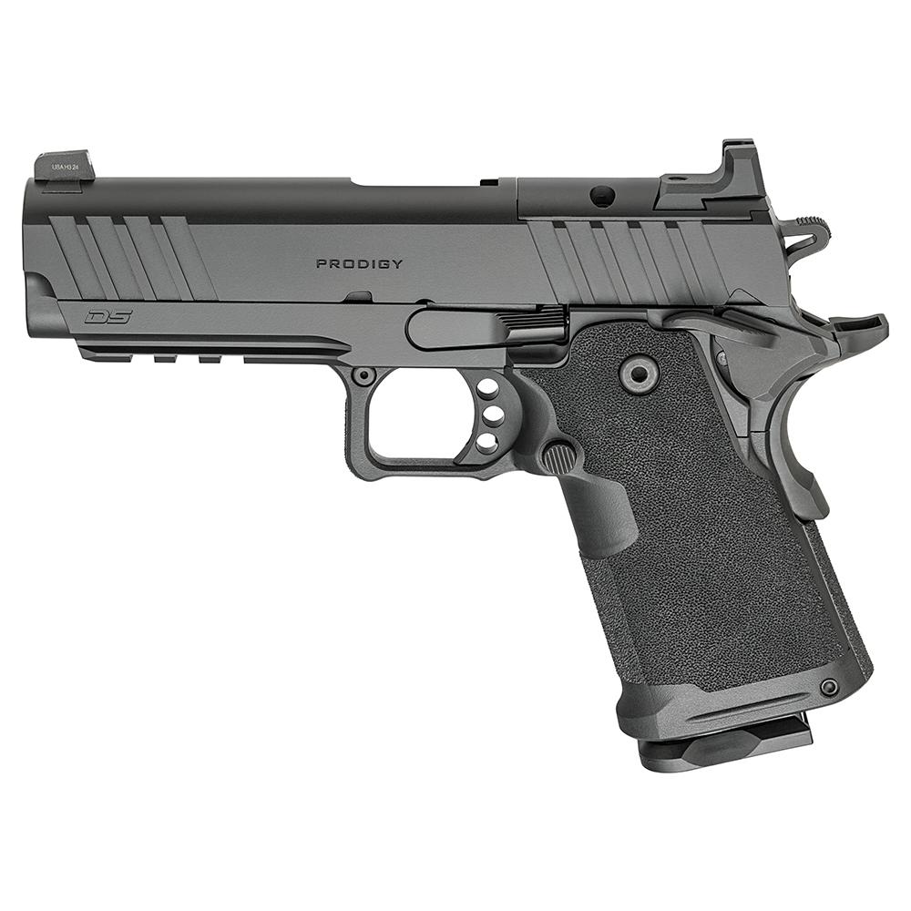 Springfield Armory Gear Pac 1911 DS Prodigy Compact Handgun 9mm Luger 15rd Magazines (4) 4.25" Barrel Black…