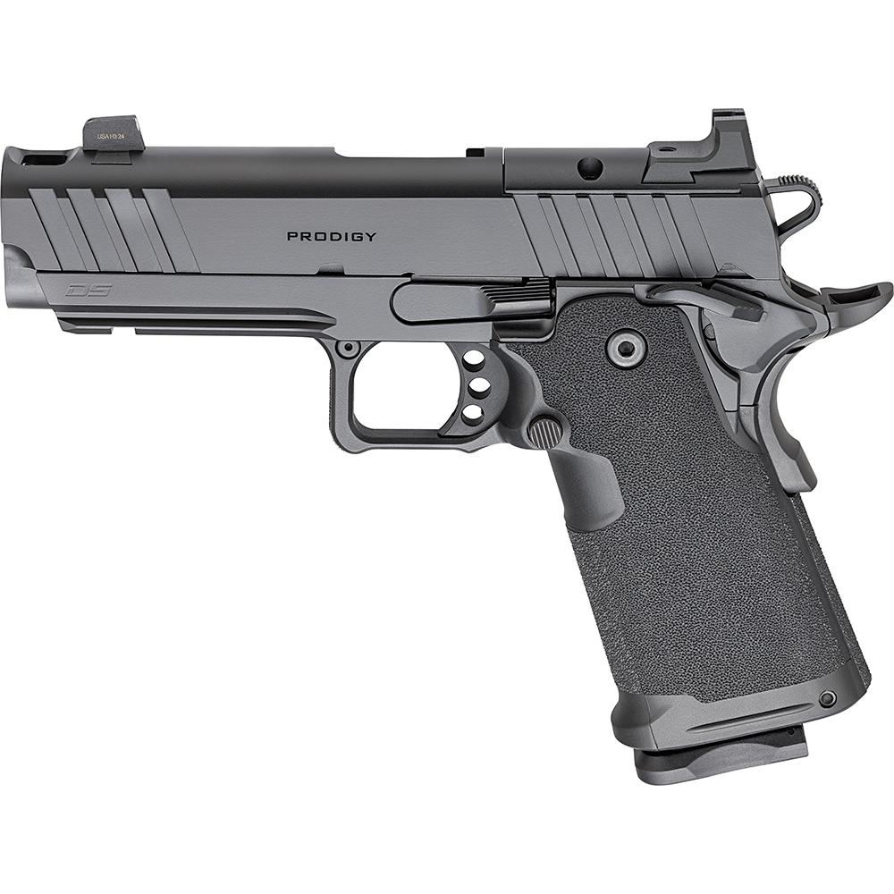 Springfield Armory Gear Pac 1911 DS Prodigy Comp Handgun 9mm Luger 17(3) &20(1)rd Magazines 4.25" Barrel Black…
