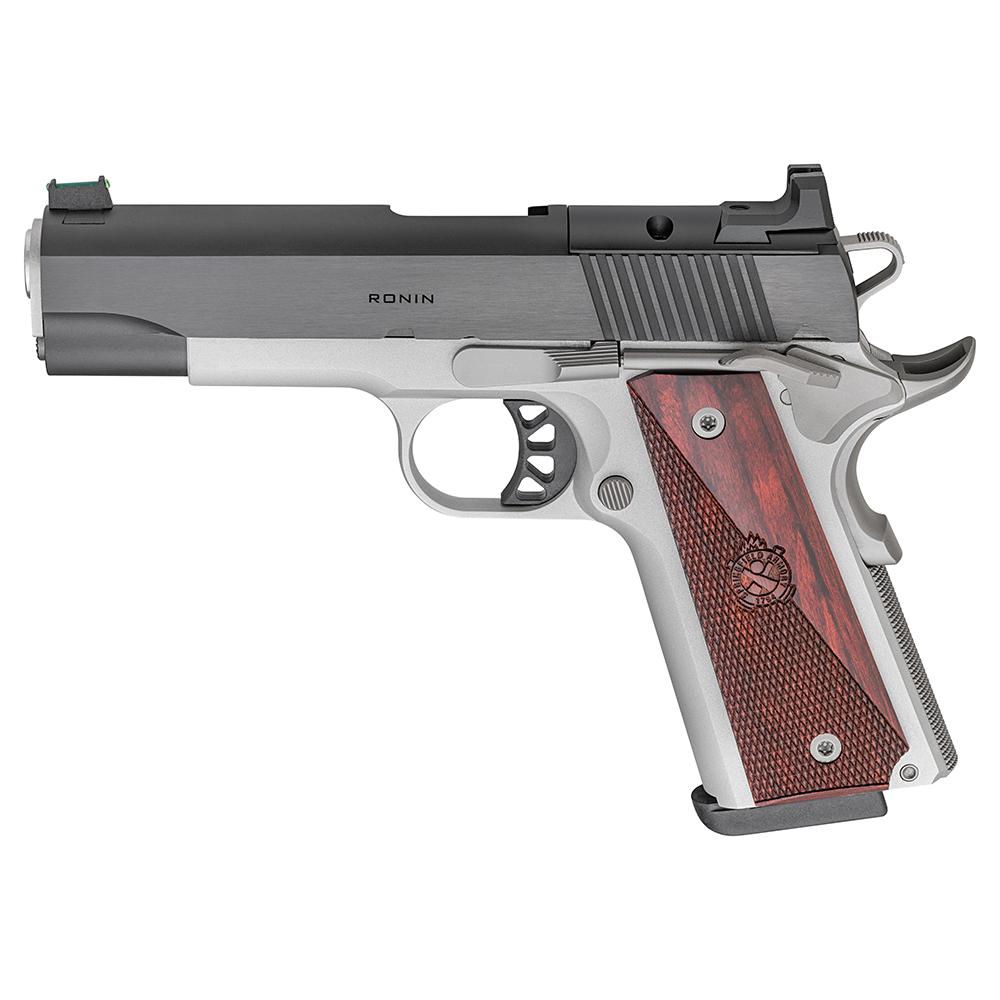 Springfield 1911 Ronin AOS Handgun 9mm Luger 9rd Magazine 4.25'' Barrel Blued S. Aluminum Frame