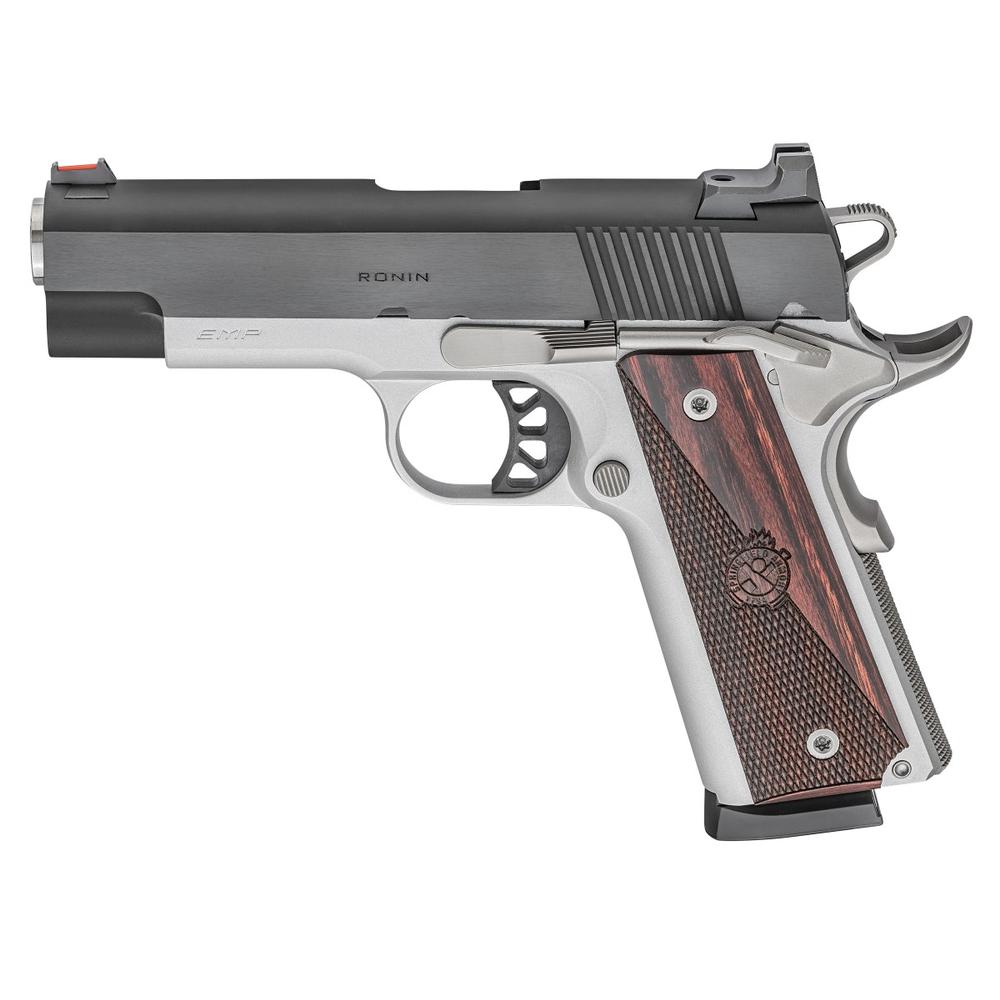 Springfield Armory 1911 Ronin EMP 4" 9mm Handgun 10rd Magazine 4" Barrel Blued/Satin Aluminum