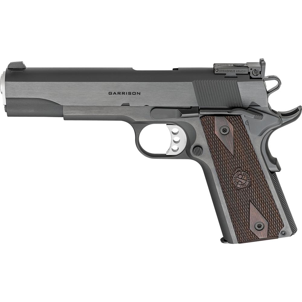 Springfield 1911 Garrison Target Handgun 9mm Luger 9rd Magazine 5'' Barrel Adjustable Rear Sight