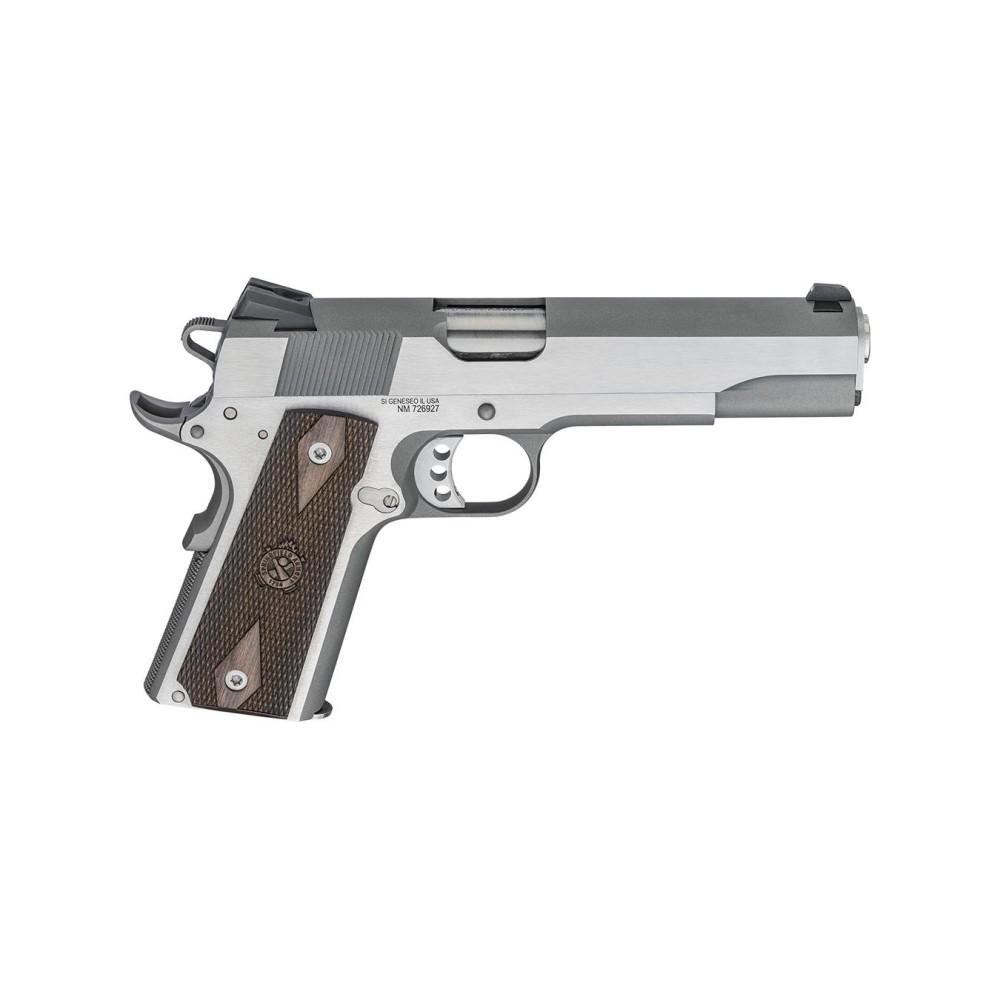 Springfield 1911 Stainless Steel Garrison Engraver Model Handgun .45 Auto-img-0