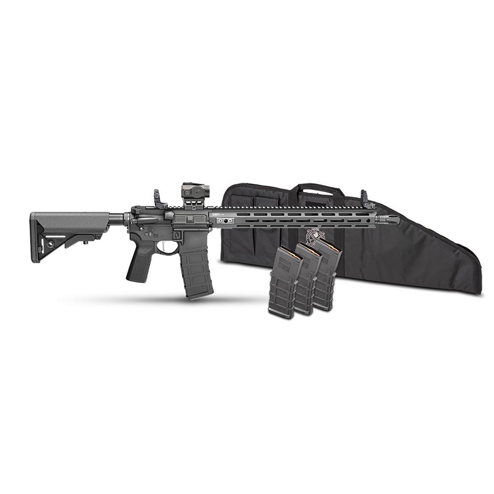 Springfield Saint Victor Gear Pac Carbine 5.56mm 30rd Magazines(4) 16' Barrel Viridian Venta Red Dot Bag