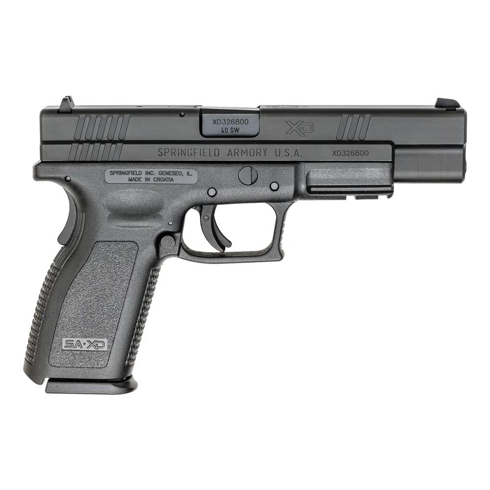 Springfield Armory XD9402 XD Tactical .40 S&W, 5" Barrel, Black Polymer Frame, Steel Slide, 10-Round Capacity, Fixed Sights