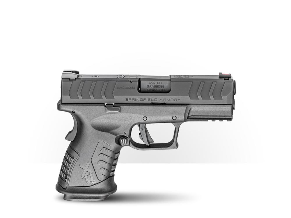 Springfield XD-M Elite 3.8" Compact OSP Handgun 10mm Auto 11rd Magazine 3.8" Barrel Fiber Optic Front Tactical…