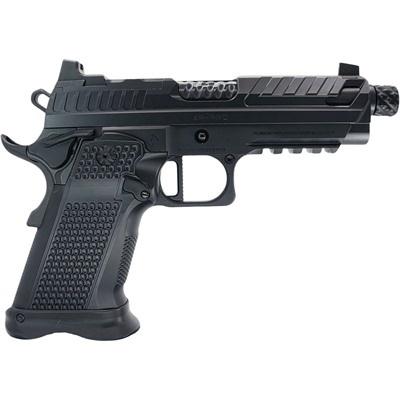 Fusion Firearms XF PRO Black Handgun 9MM Luger 15RD Magazines(2) 4.25" Threaded Barrel Interchangeable Black Grips